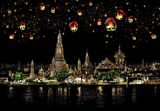ArtNest™ Colourburst Scratch Art - Chiang Mai